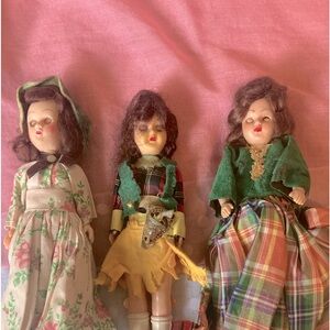 Lot of 3 Arco Gas “Dolls Of The World” 1960’s